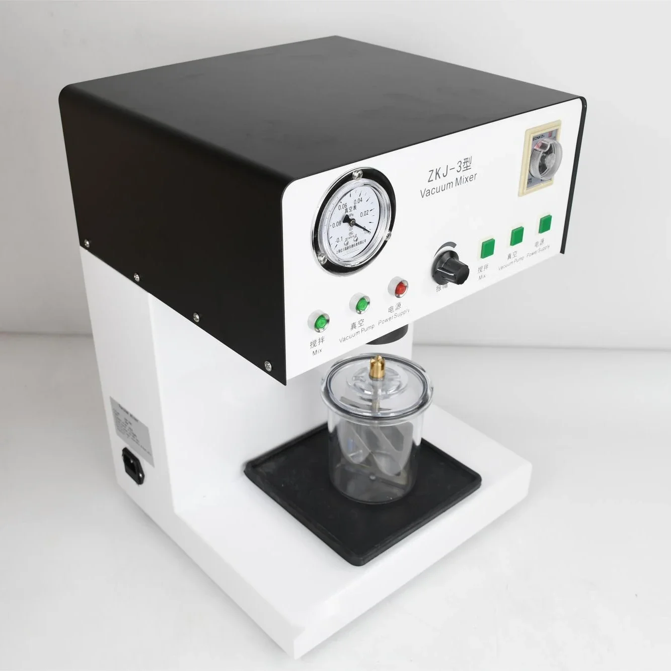 DentalS lab equipment dentalS vacuum mixer for investment material with vacuum pumpS and Vibrator