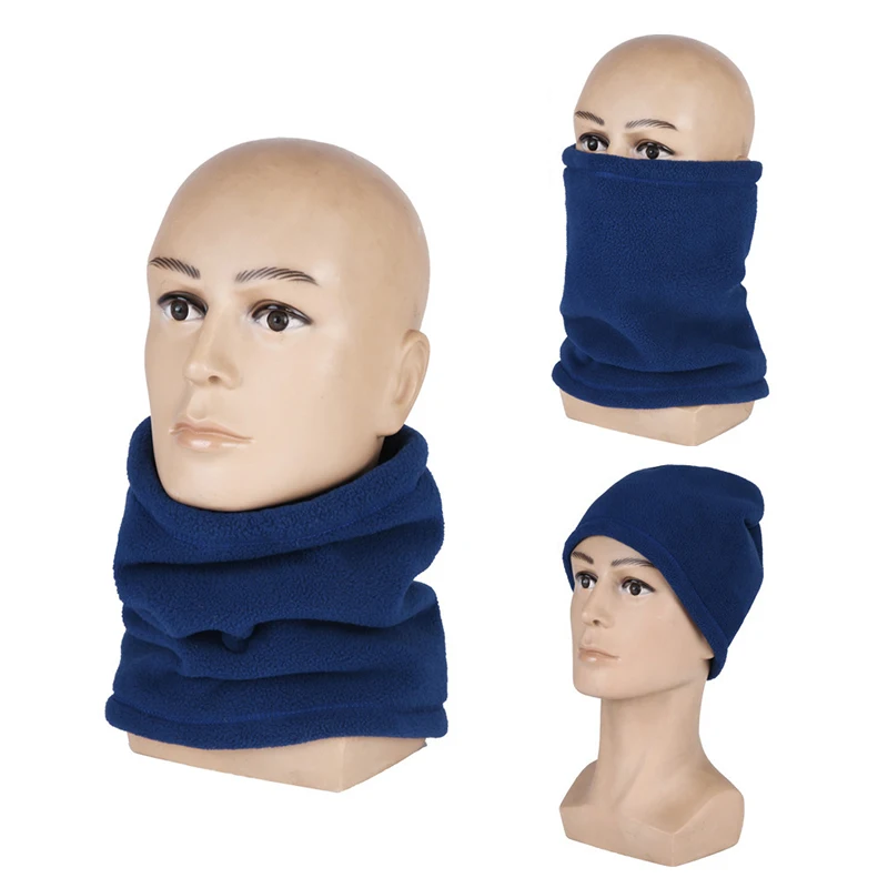 Унисекс флисовая бандана для шеи, теплая зимняя ветрозащитная женская и мужская велосипедная беговая трубка, шарфы для мягкого покрытия на половину лица