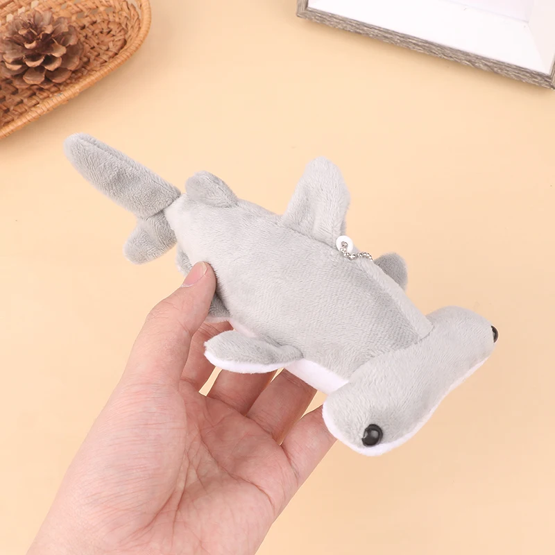 18cm Cute Plush Hammerhead Shark Toy Soft Stuffed Animal Key Chain For Birthday Gifts Doll Gift For Children