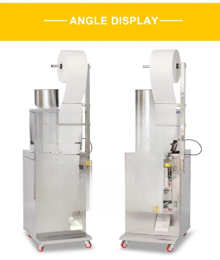 Máquina de embalagem vertical de 100 g a kg para aplicações de alimentos em pó de café sacos de papel plástico