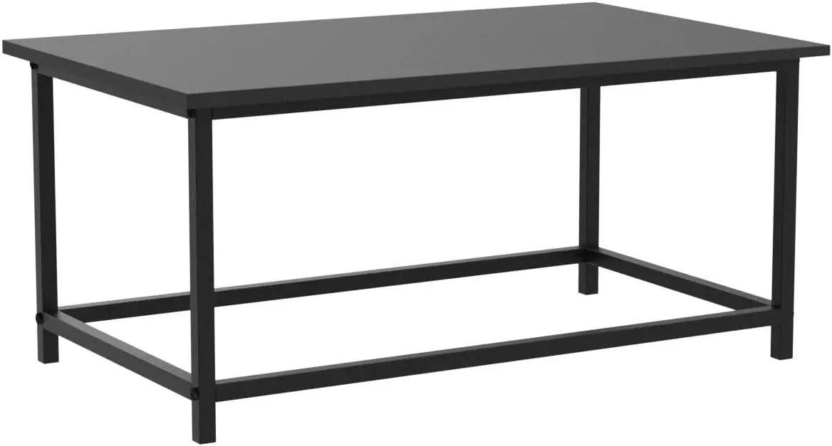 Mesa de centro Rectangular Simple y moderna, espacio abierto, minimalista, para sala de estar, oficina en casa, mesas de cóctel industriales