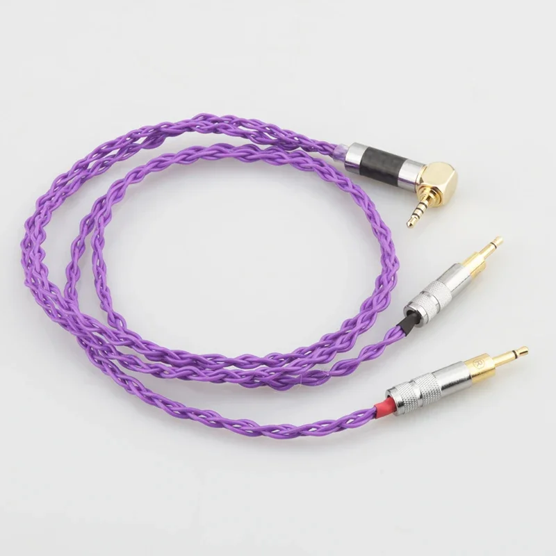 HiFi Replacement Audio Upgrade Cable OCC Wire Cord 2x2.5mm HIFIMAN HE1000 HE400S HE560 Oppo PM-1 PM-2 Headphone Upgrade Cable