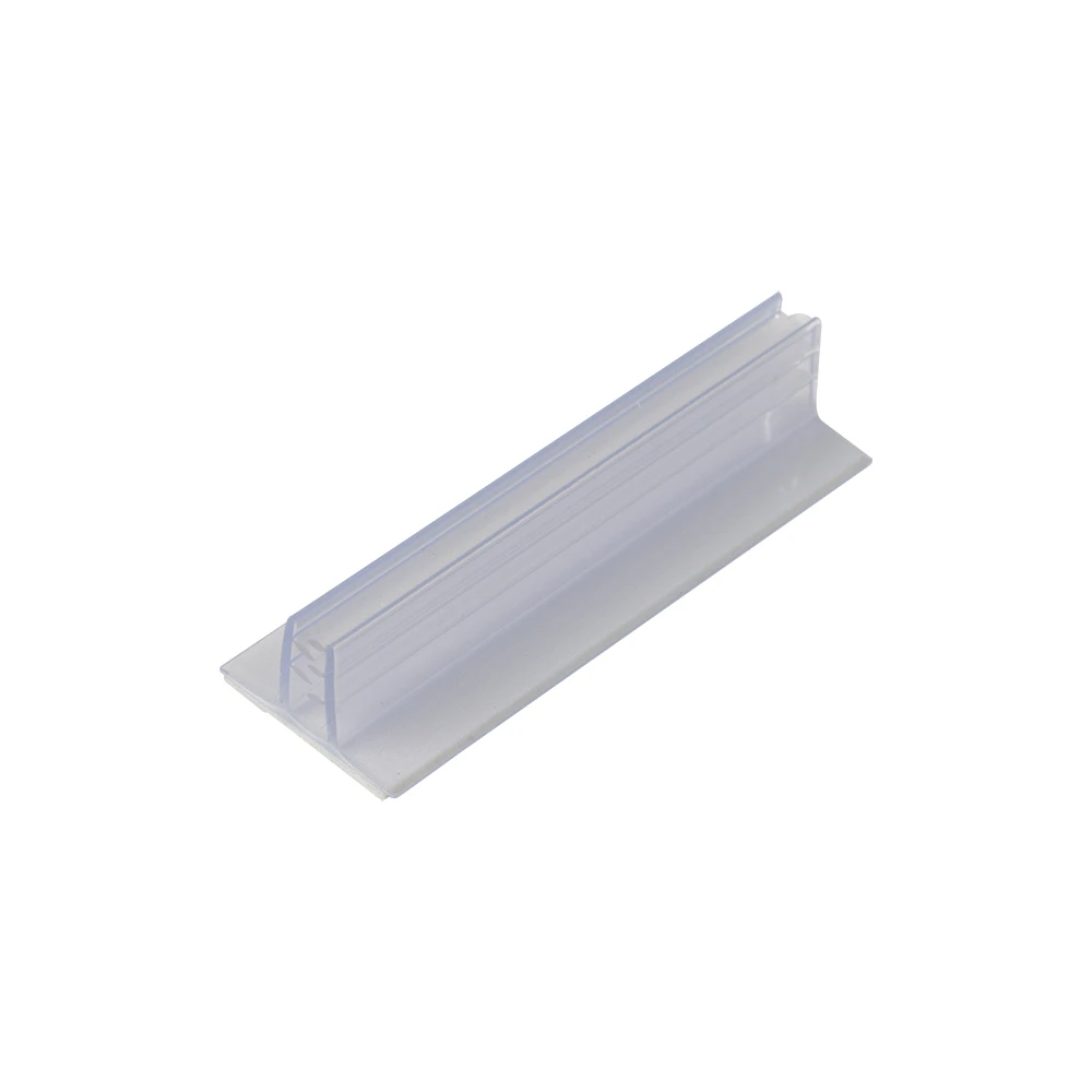 Clear Plastic Shelf Label Holder Shelf Sign Ticket Clips Self Adhesive To Shelves Kt Poster Cardboard Gripper Stand