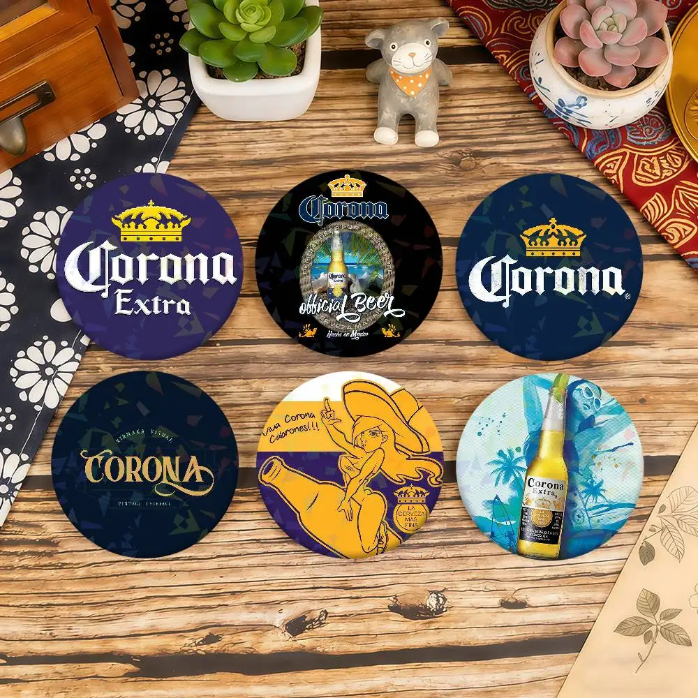 C-Corona E-Extra B-Beer Cartoon Badge Brooch Creative Figure Brooches Bag Hat Clothing Accessories Gifts