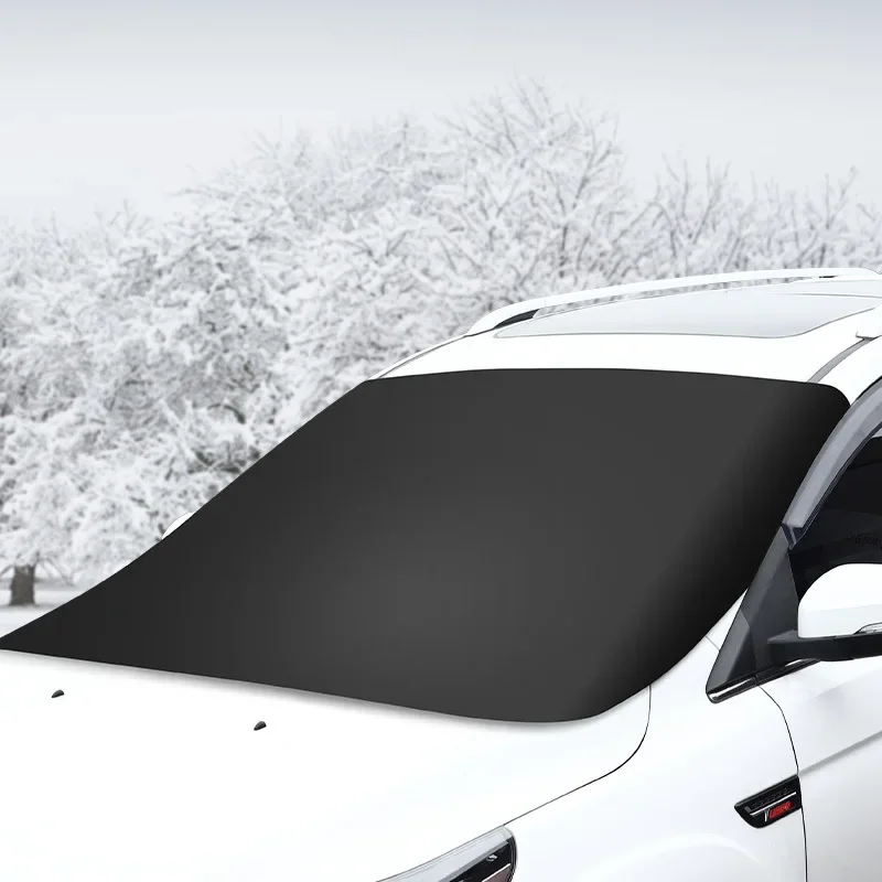 Magnetic Car Front Windscreen Cover Automobile Sunshade Cover Car Windshield Snow Sun Shade Waterproof Car Cover 210*120cm