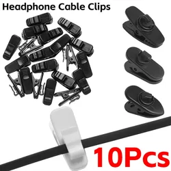 Cable Cord Clamp Collar Headset Clamp Headphone Earphone Cable Wire Cord Clips Organization Holder Earphone Winder Accessories