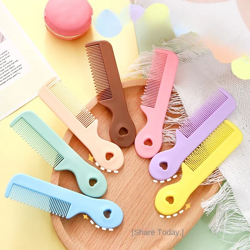 Cute Children Baby Comb Newborn Special Portable Small Comb Safety Anti-scratch Cute Distribution Comb