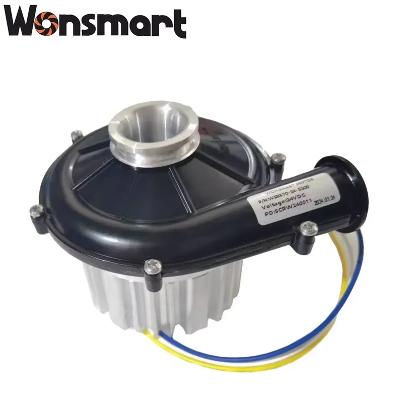 24V DC Waterproof Electric Mini Turbo Blower Fan Centrifugal Brushless Fuel Cell Blower with Driver