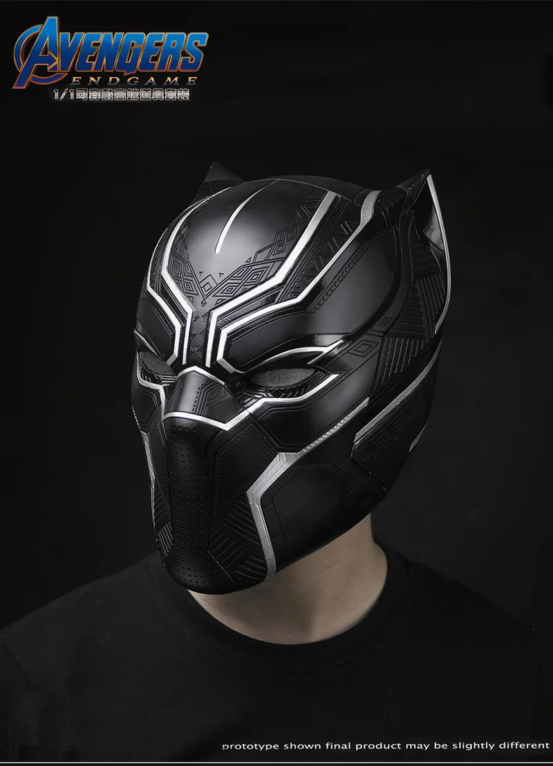 

Marvel Black Panther Helmet Cosplay Mask Wearable Anime Supermodel Thousand-Year Mechanical Costume Accessory by Killerbody