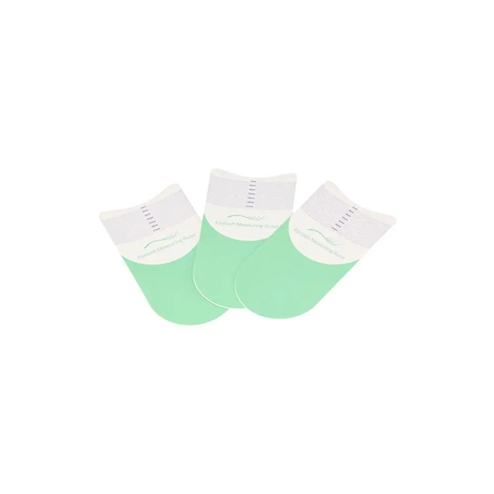 tools Measure Eyelashes Eyelashes Length Ruler Eyelashes Curling Degree Ruler Eyelash Stencils Ruler Eyebrow Beauty Tools