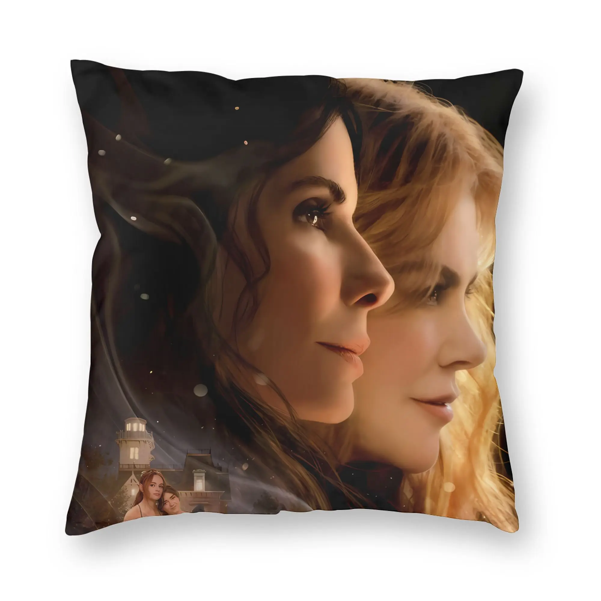 Practical Magic Warm Candle Scene Pillow Case  Print Pillow Cover Morden Pillowcases For Couch Sofa Bedroom