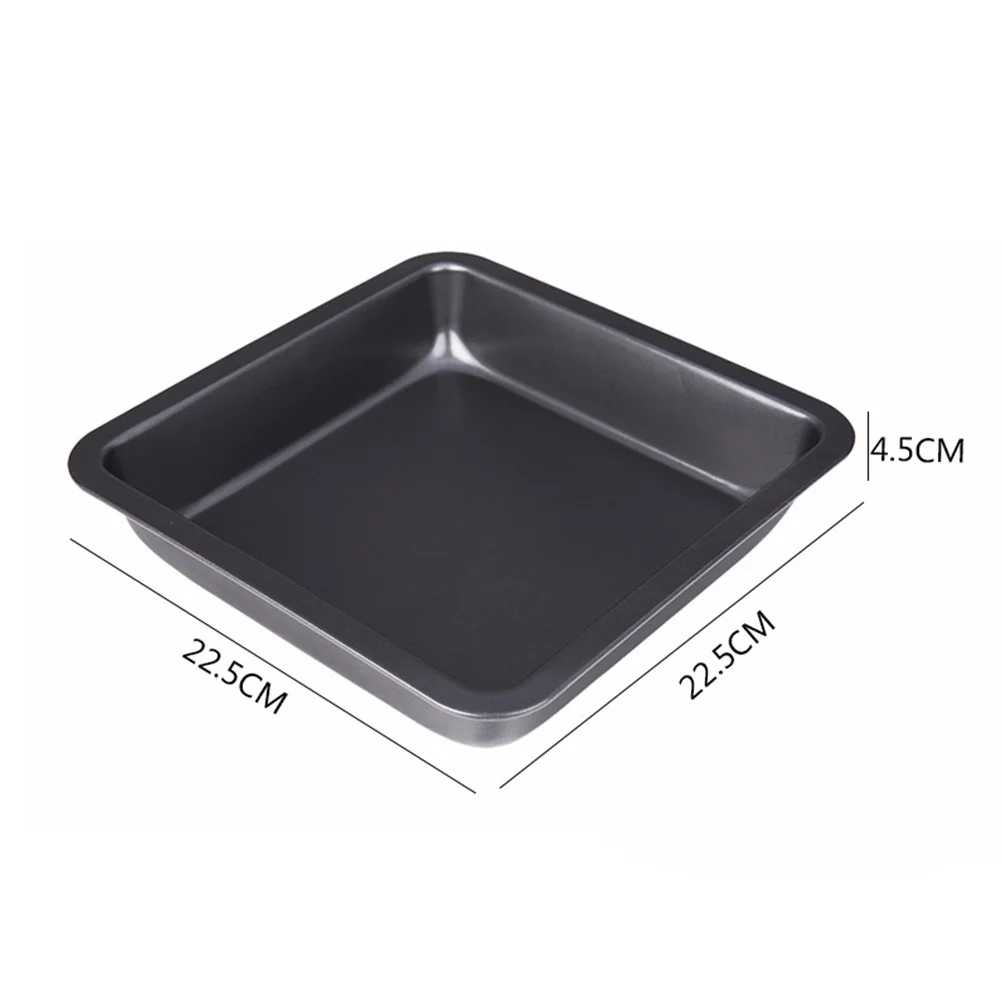 

1Pcs Square Non-Stick Bbq Plate Carbon Steel Fry Pan Heat Even Lightweight for Steak Barbecue Frying Roasting Kitchen