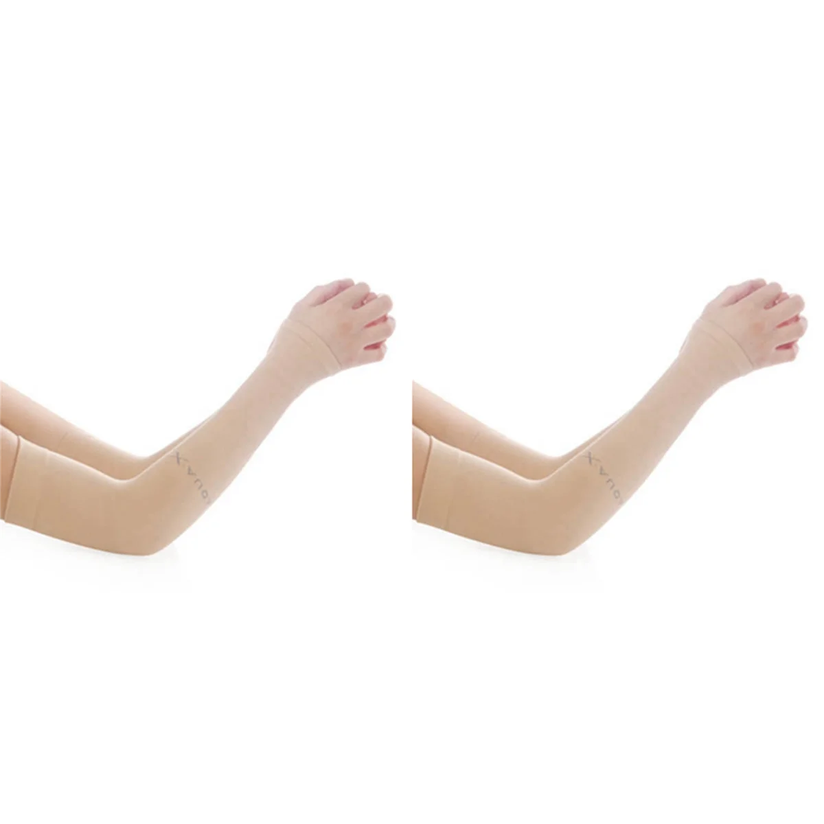 ABJM-2 pares de mangas refrescantes para brazos unisex, mangas de protección UV para brazos para hombres y mujeres, para correr, ciclismo, senderismo, golf (piel)