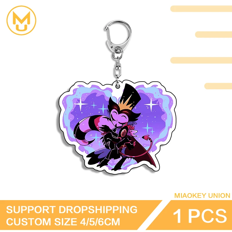 Furry Fashion Interesting Artistic Enchanting Double Sided Acrylic Keychain Exclusive Design Anime Jewelry Accessories Gifts