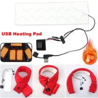 1 Pair Electric USB Gloves Heater Carbon Fiber Cloth Heated Gloves Pad for Clothes Vest Coat Jacket Shoes Socks Heater