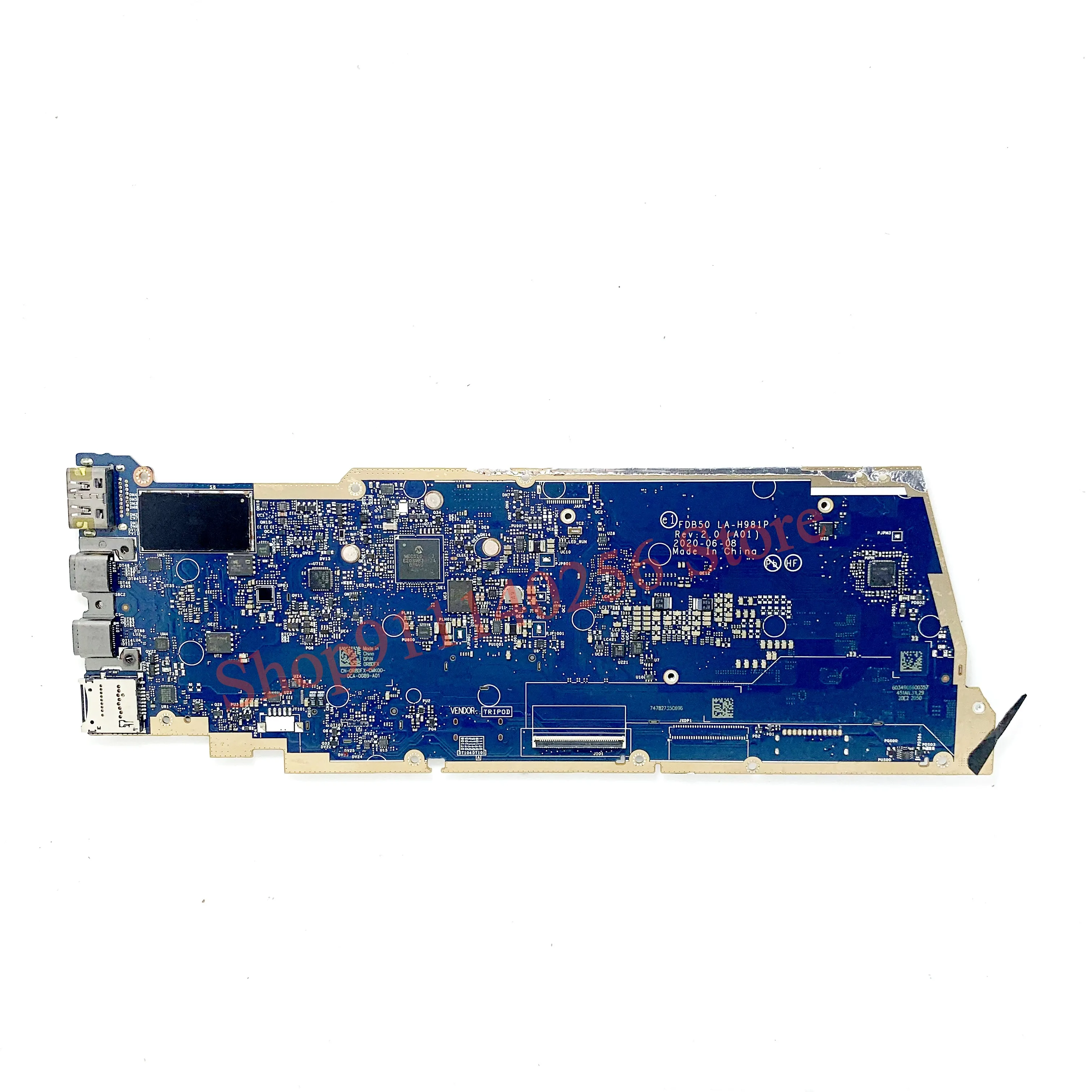 CN-0R8DFX 0R8DFX R8DFX NEW Mainboard For DELL 9510 Laptop Motherboard FDB50 LA-H981P With SRGKX I5-10310U CPU 100%Full Tested OK