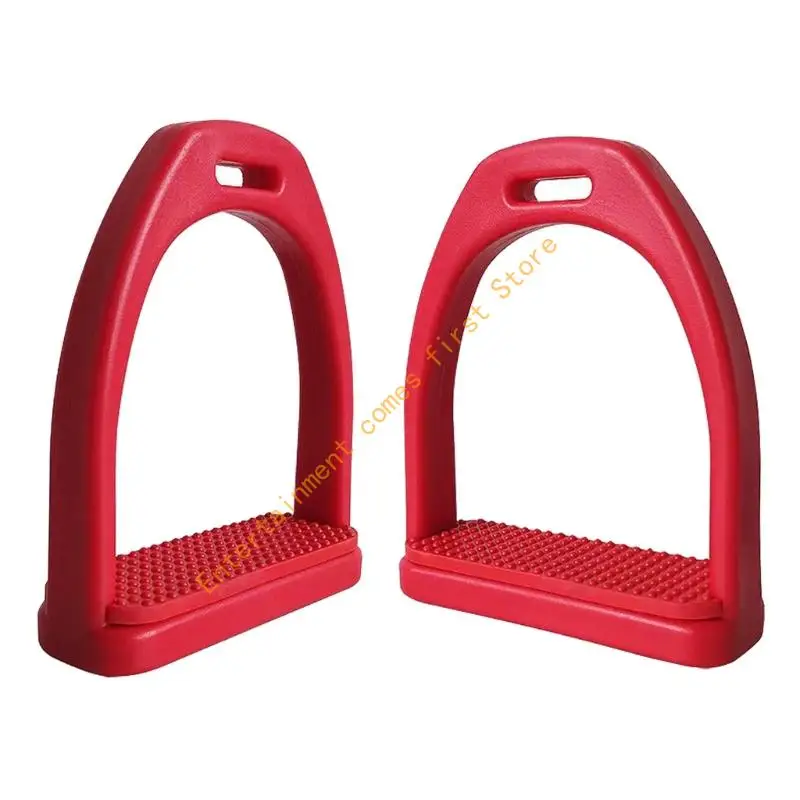 Western Horse Stirrups with Textured Footbeds for Routine Training Support 55KD