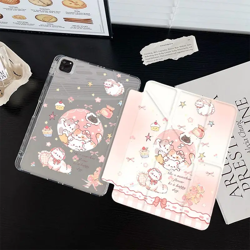 Y-Shape 3 Fold Protective Case For iPad A16 2025 11th Air11/13 iPad10.2 7/8/9th 4/5 10.9 IPad Mini6 8.3 air3 10.5 Pro 11 2020