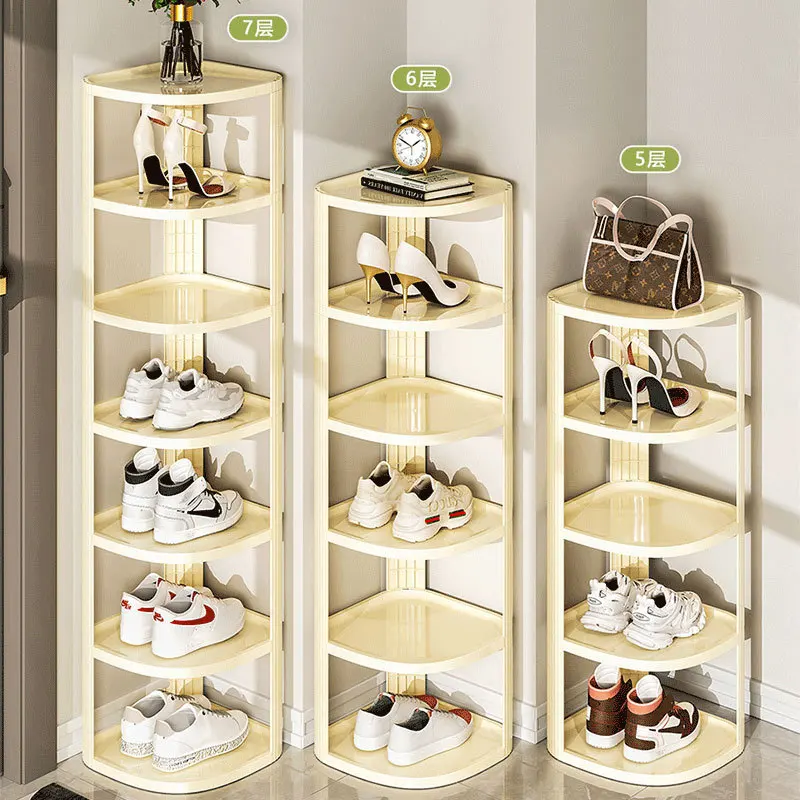 AOLIVIYA Door Entrance Shoe Rack Hallway Cabinet Narrow Stable Multi Tier Simple Stand
