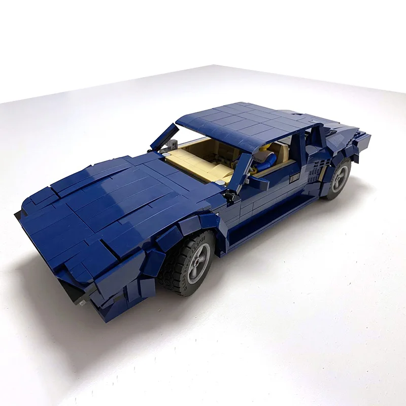 NEW MOC-10265 De Tomaso Pantera GT5 Ford Building Blocks Set Mustangs Sports Cars Bricks Model DIY Toys Gifts For Children Gifts