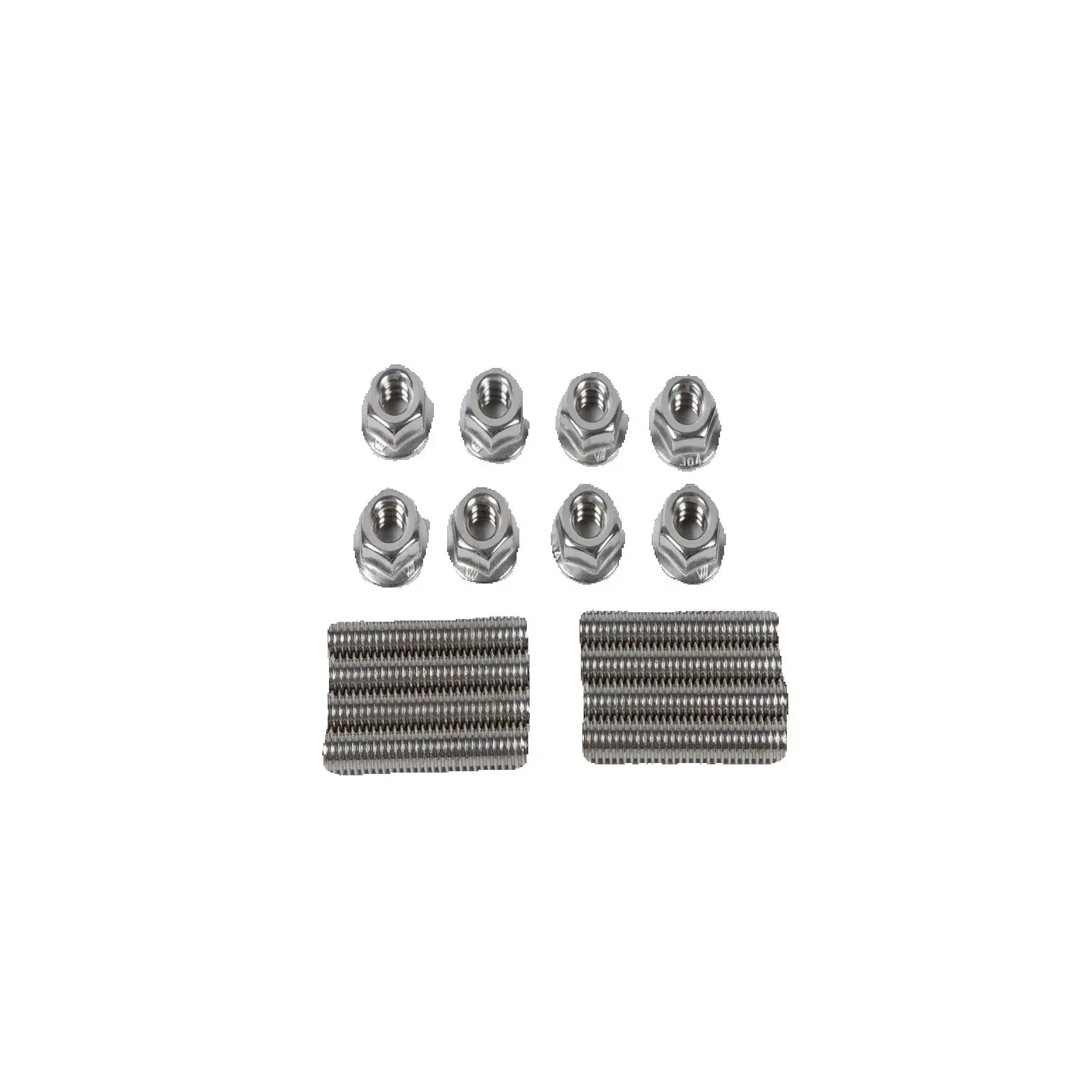 8pc kit de parafuso prisioneiro da tampa da válvula sbc 1/4 "-20x 1 1/2" para bloco pequeno chevy 283 350 400 pinos do motor
