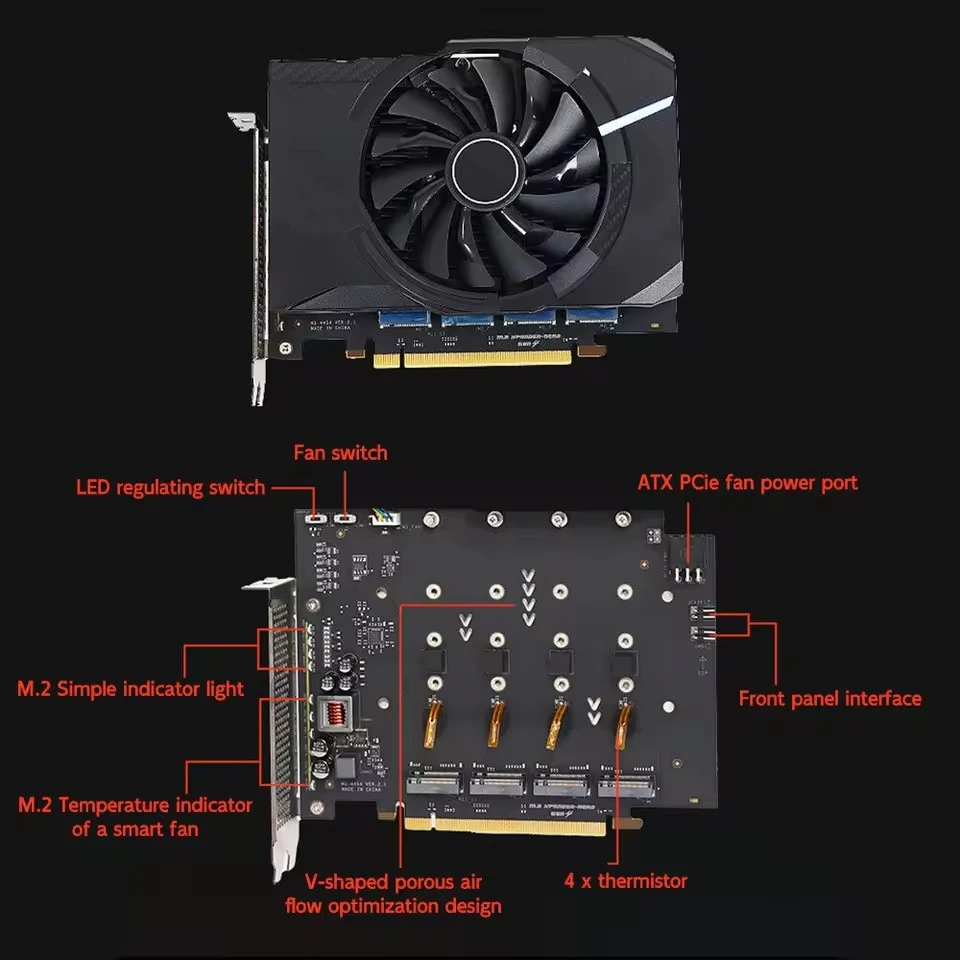 MSI M.2 Xpander-AERO GEN4 PCIe Adapter 100% Tested