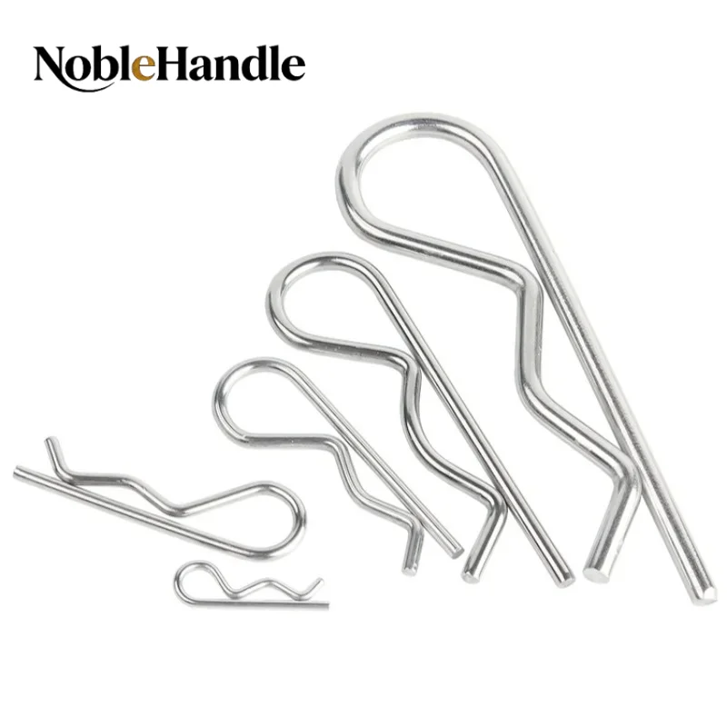 304 Stainless Steel B Type R Type Cotter Pin Wave Card Pin M1.2 M1.5 M1.8 M2 M2.5 M3 M3.5 M4 M5 M6 Fastener Hardware