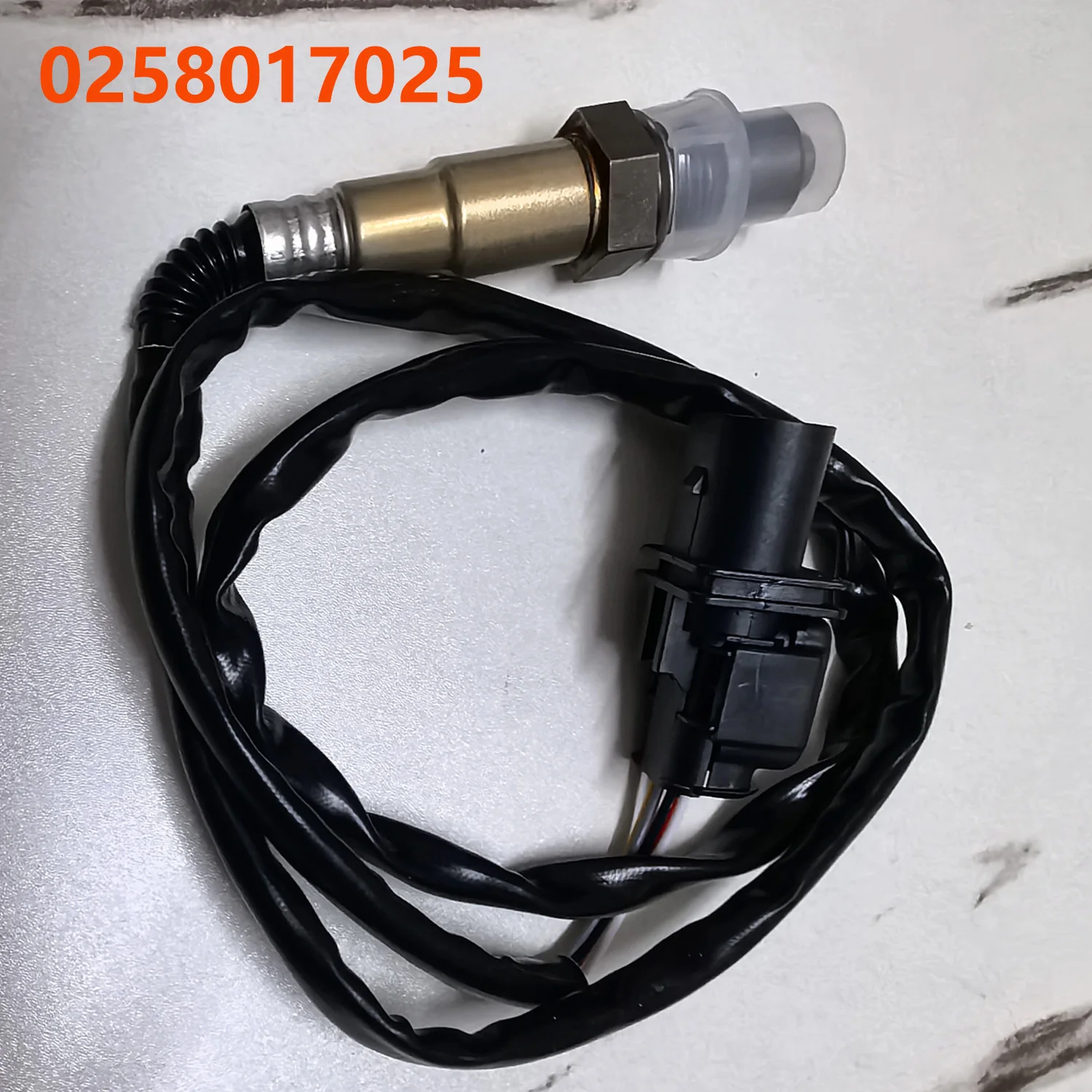 Sensor de oxigênio de alta qualidade 0258017025 lsu 4.9 lambda banda larga o2 sensor de relação de combustível de ar substitui para aer 30-0300 30-4110 uego