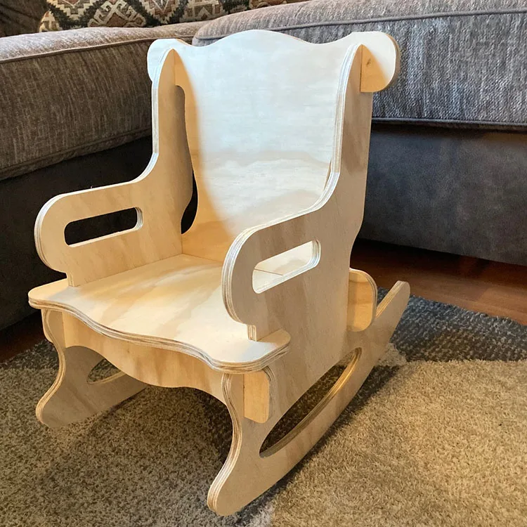 &cBeech Wood Kids Activity Table and Chair for School Bedroom Panel Style Nursery Chair for Children for Kindergarten Home Use