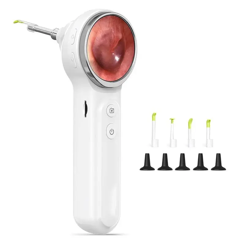 LXYB18B Digital Otoscope Featuring 1.85In IPS Screen, 720P HD Video Functionality- Ear Wax Removal Tool Camera, Portable Lightin