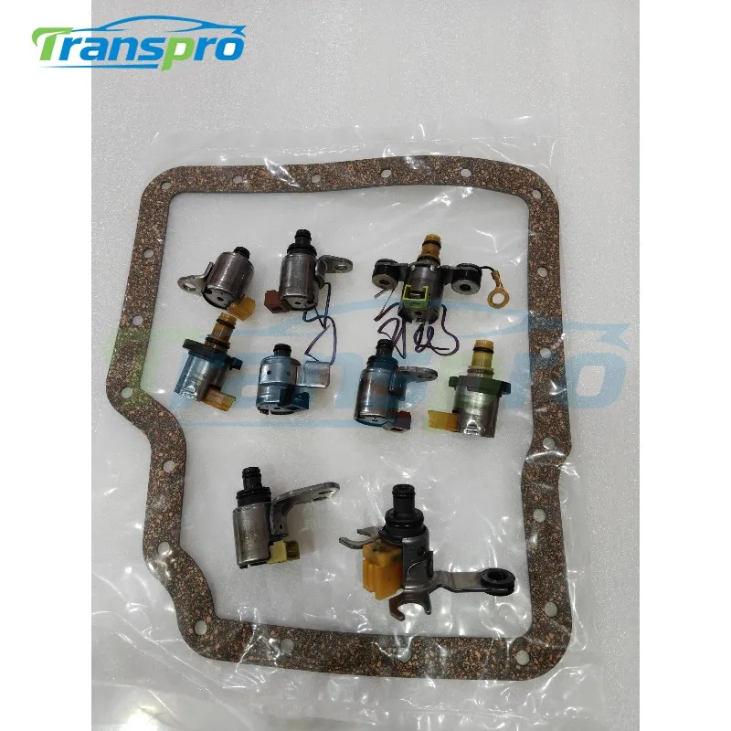 High quality JF506E 09A Transmission Shift Solenoids With Gasket Fits For Volkswagen Tiptronic Ford Mazda Land Rover