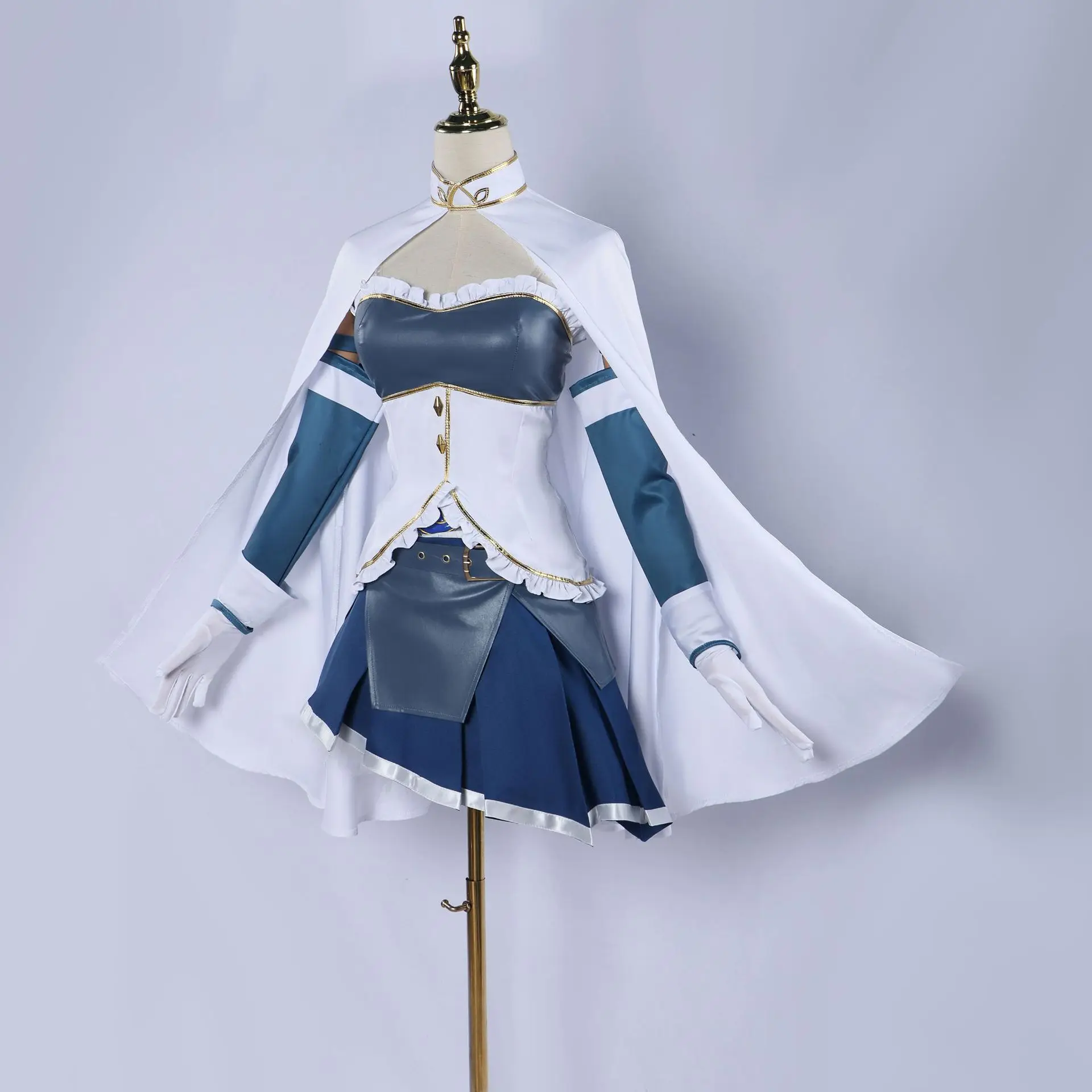 Hogwarts Miki Sayaka Cosplay Kostüm Anime Puella Magi Madoka Magica Rolle Spielen Comic Kleid Hallowmas Party Perücken Prop