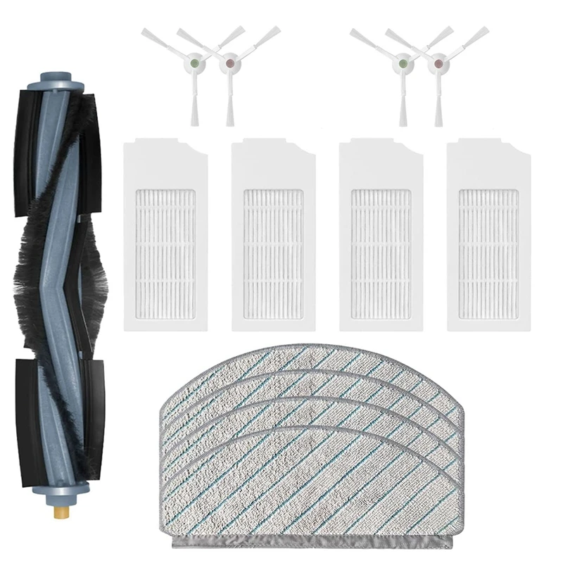 Peças de reposição para aspirador robô, filtro hepa, esfregão, pano, acessórios de reposição para ecovacs deebot t10 plus