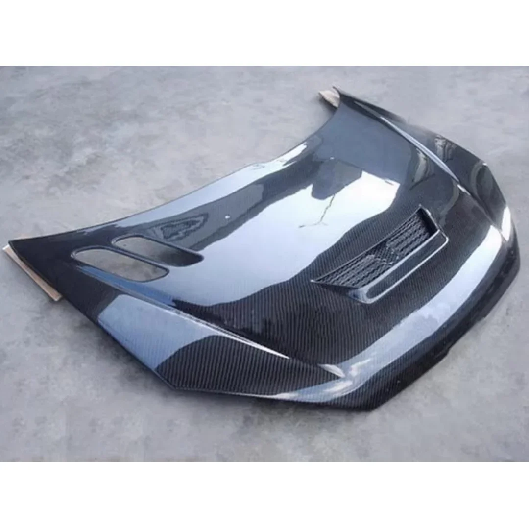 Resin Front Bumper Hood for Peugeot 206 modified Carbon fiber Engine Cover bonnet Car Accessories