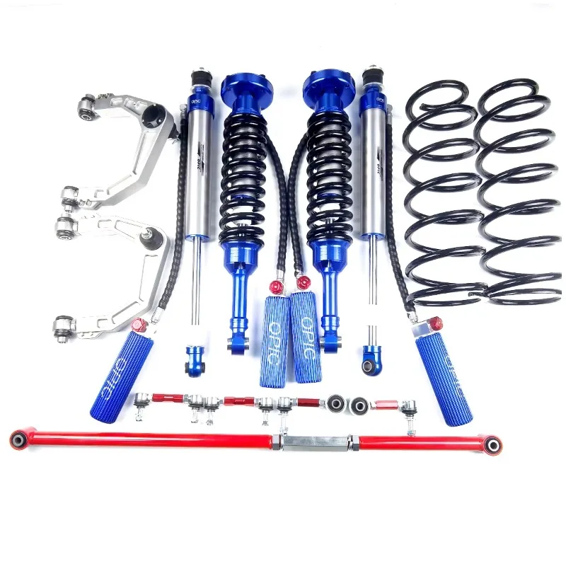 Adjustable Nitrogen Suspension Off-Road Coilover  Shock Absorber 2.5-3inch Lifting Kit for   Toyota LC300