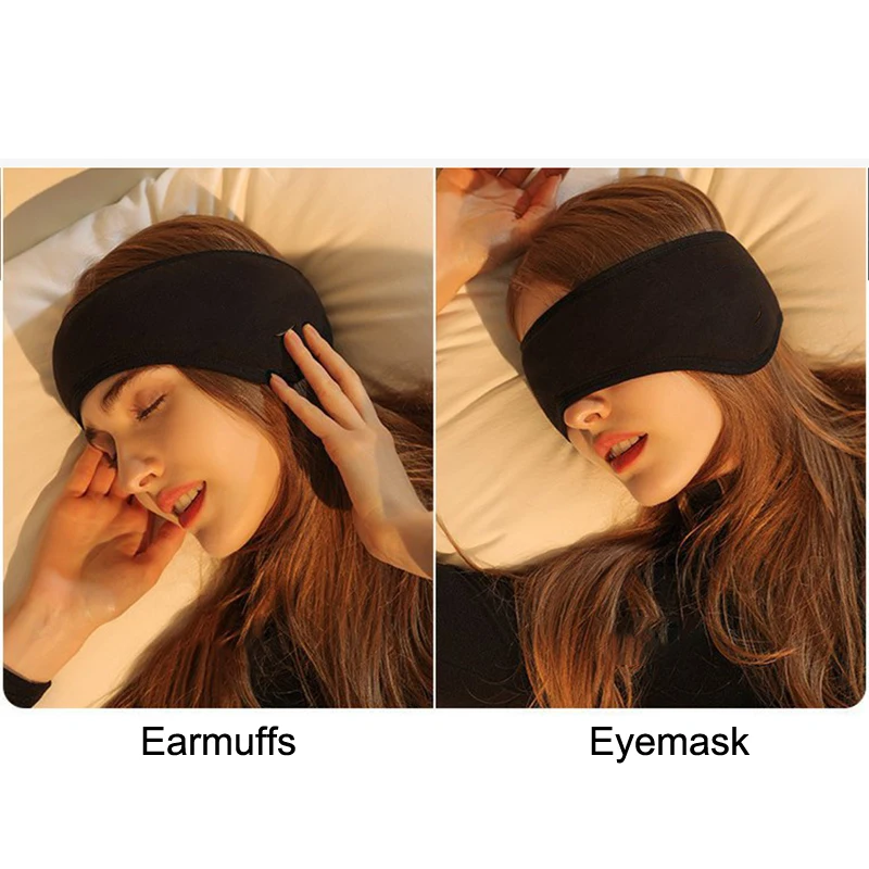 Unisex Wind Warm Ear Muffs Soundproof Earmuffs Headband For Sleeping Ear Warmer Winter Thickened Head Ski Ear Muff Muffs