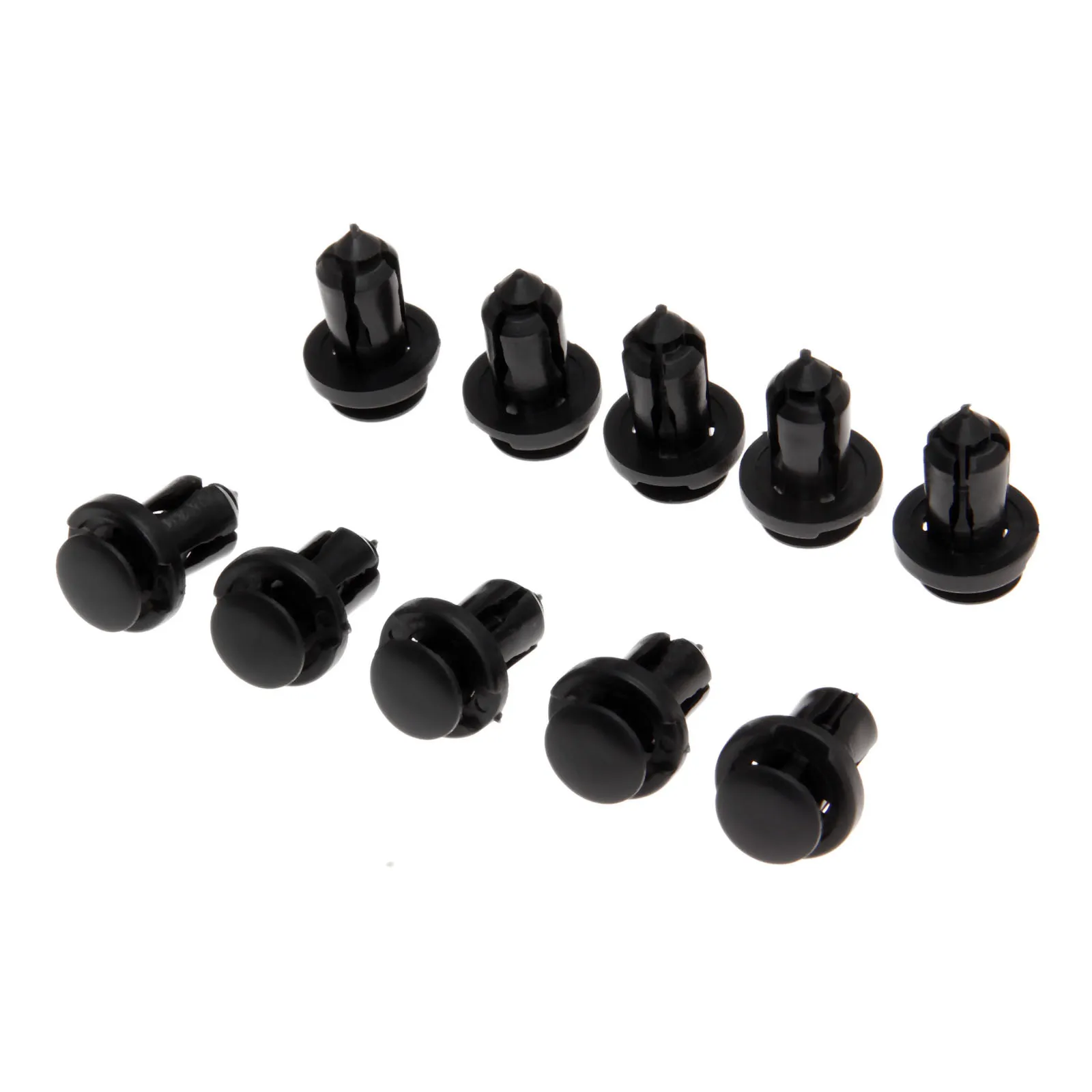 10Pcs Bumper Clips Trim Fasteners Plastic Rivet Replacement for Subaru Impreza Legacy Forester Door Panel Trim Clips 10.5mm Hole