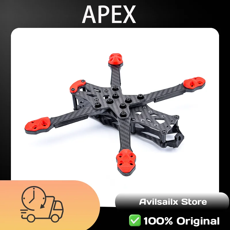 

APEX EHD5 HD7 HD8 HD9 5/7/8/9inch Carbon Fiber Quadcopter Frame Kit with 5.5mm Arm For APEX-HD APEX HD FPV RC Racing Drone