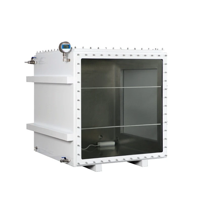 Acrylic vacuum box laboratory glue defoaming box negative pressure defoaming drying stainless steel vacuum sealed box