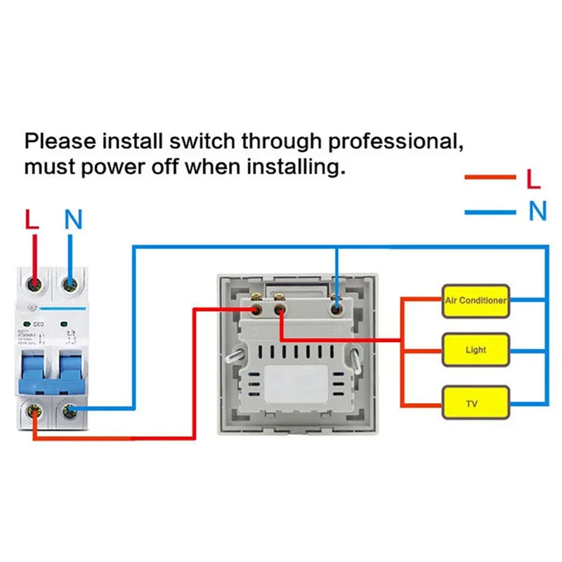 

B97A-4X Hotel Power Switch Delayed Power Off Energy-Saving Induction Card Three-Wire Induction 40A Low Frequency 220V