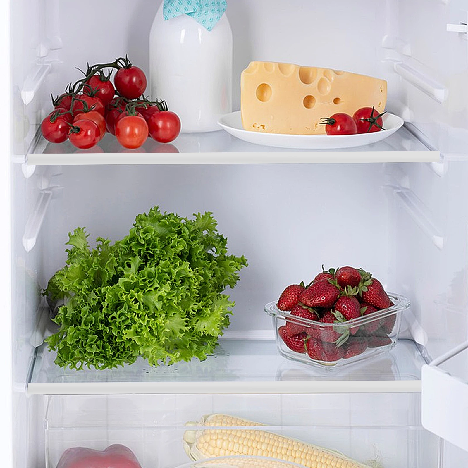 

Fridge Shelf Tempered Glass Board Replacement For Kitchen Home Refrigerator Storage Partition Board Freezer Shelf Divider Splint