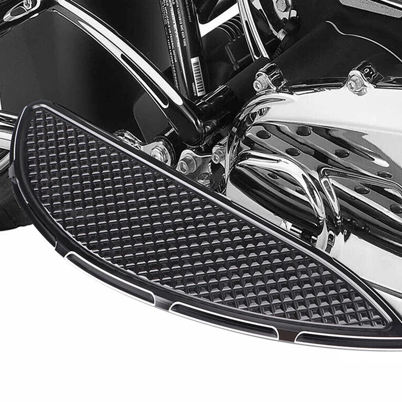 Driver Stretched Floorboards Foot Boards Parts Accessories Fit For  Electra Glide Dyna FLD