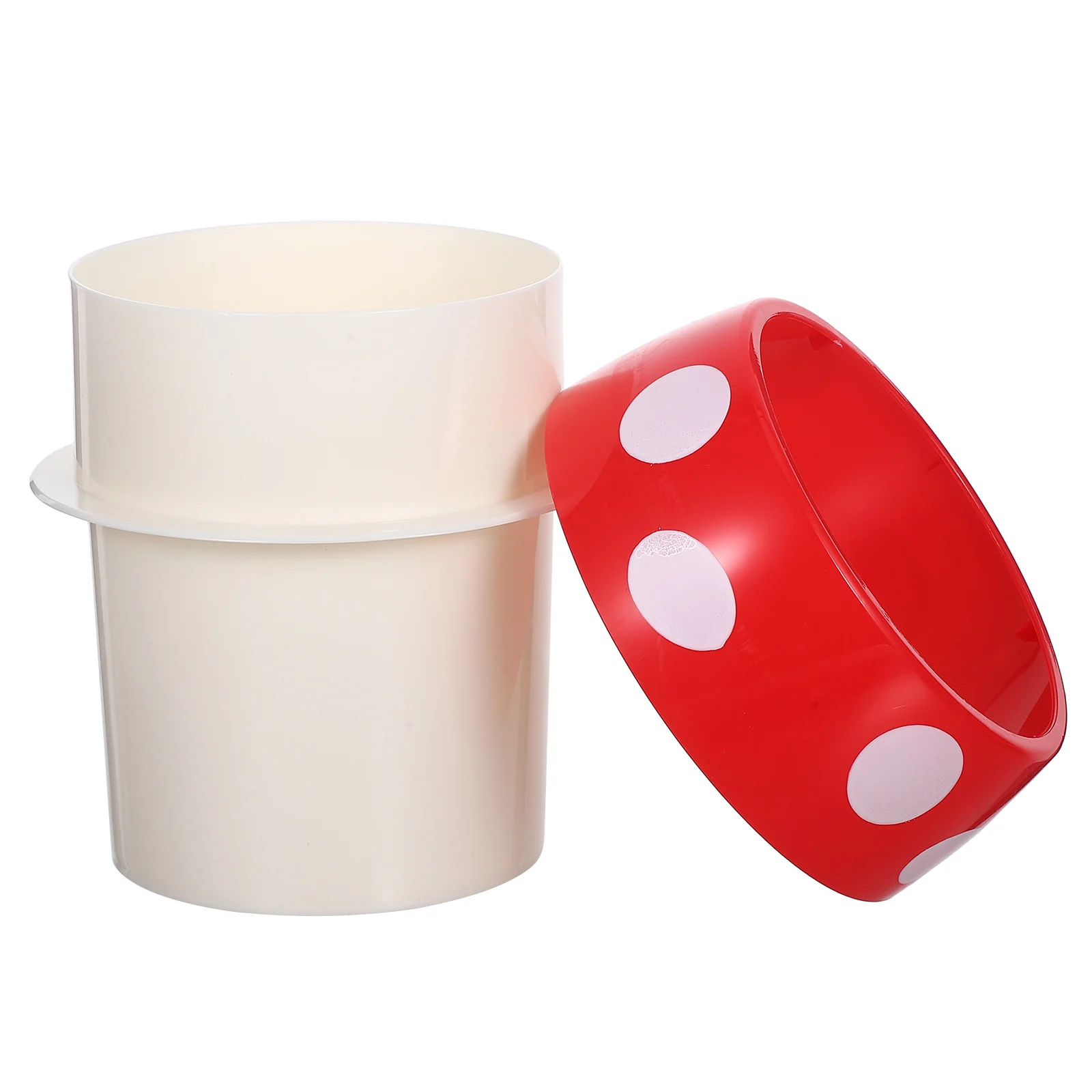 

Mushroom Storage Basket Table Waste Bin Desktop Garbage Can Mini Trash Cute Kitchen