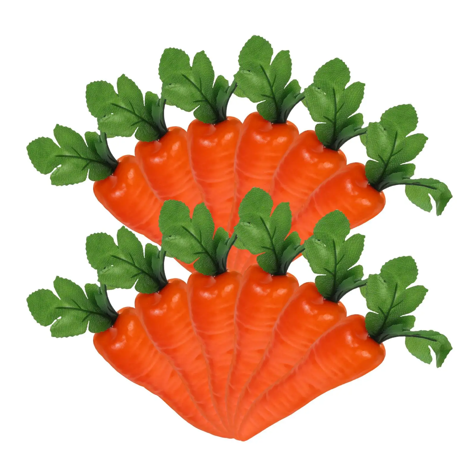 

12 Pcs Decor Artificial Fake Carrot naments for Home Decoration Kids Education Artificial Carrot Decoration Photo Props