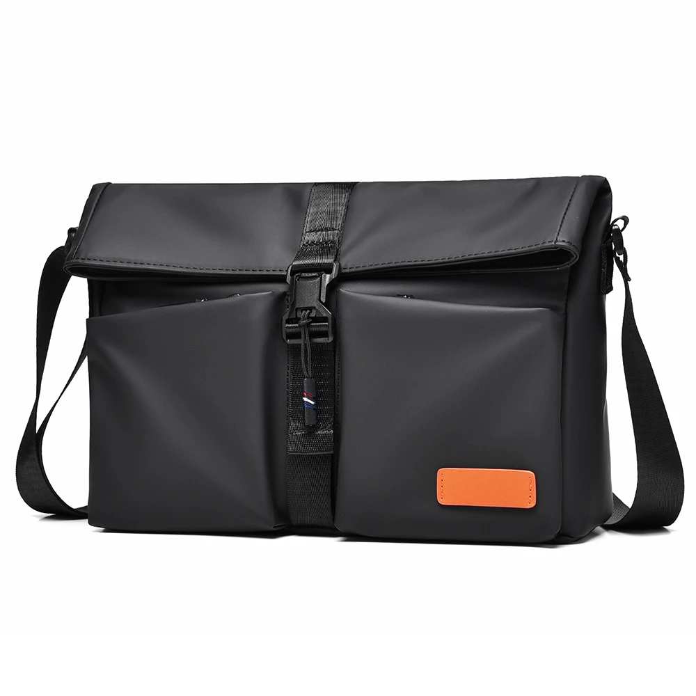 

2025: Мужская сумка через плечо, модная повседневная функциональная сумка-мессенджер с несколькими карманами, повседневная дорожная сумка через плечо