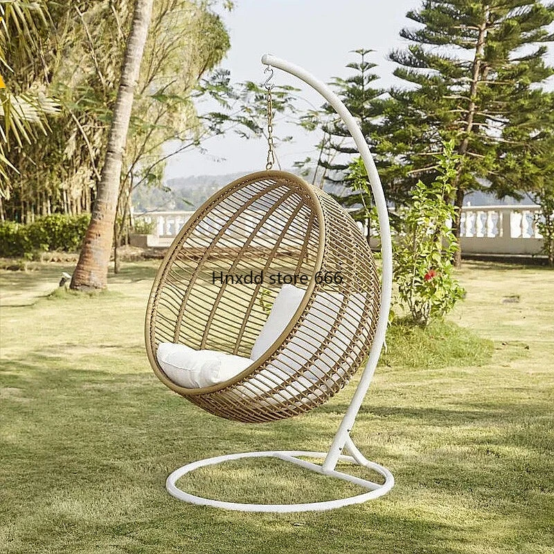 Outdoor swing hanging basket hanging bird's nest leisure hanging chair rattan