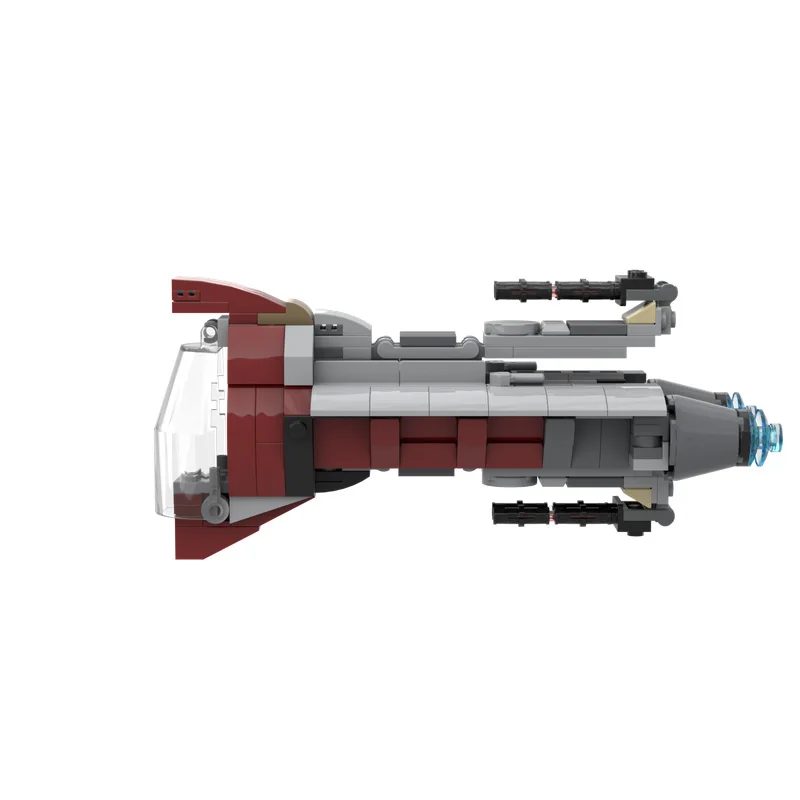 344 ชิ้น ชุดประกอบโมดูลาร์ Star Scuffle Fanblade Ginivex-Class - 75362 ของเล่นแบบประกอบเอง DIY ของขวัญวันหยุด