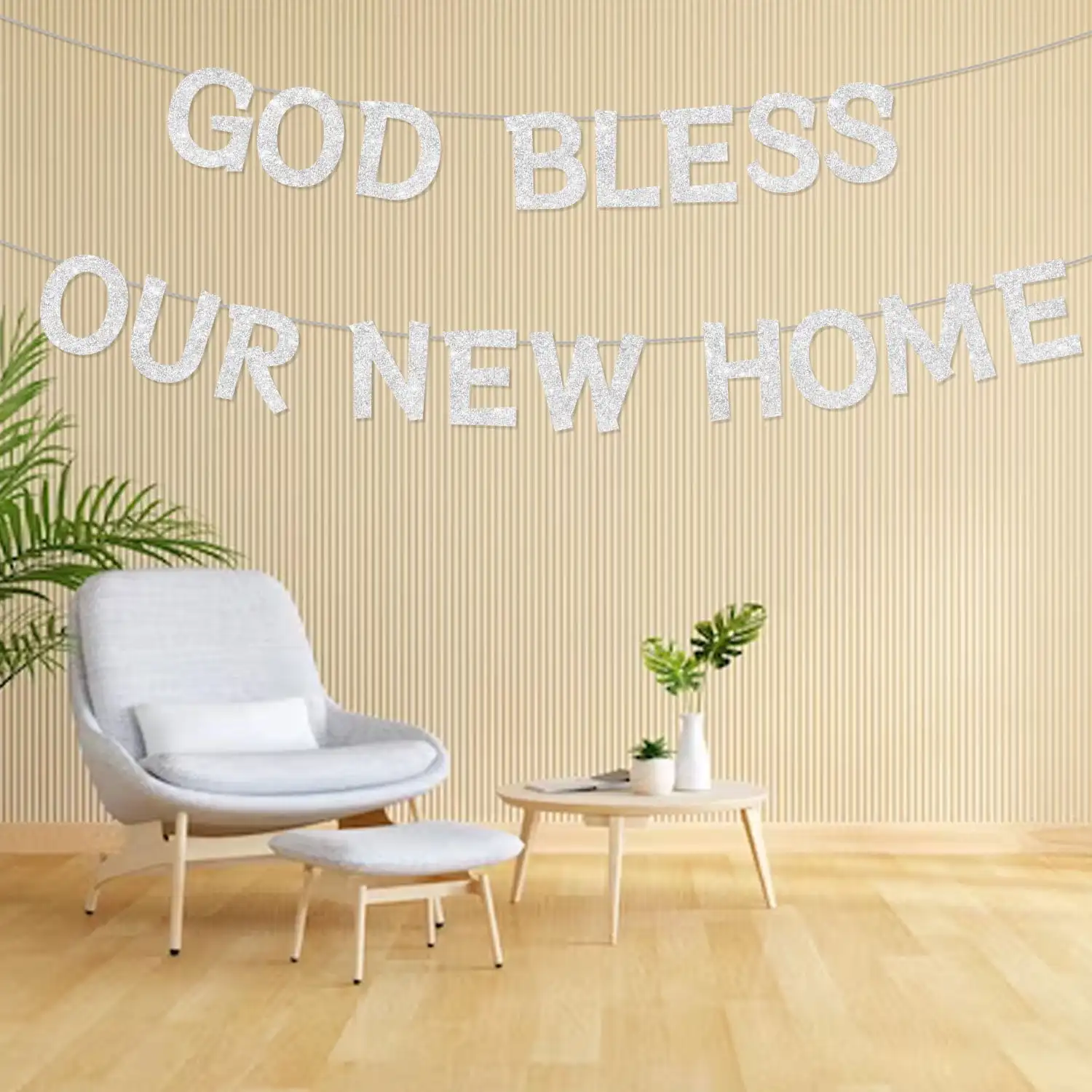 God Bless Our New Home Party Decorations God Bless Our Home Banner for Housewarming Party Supplies