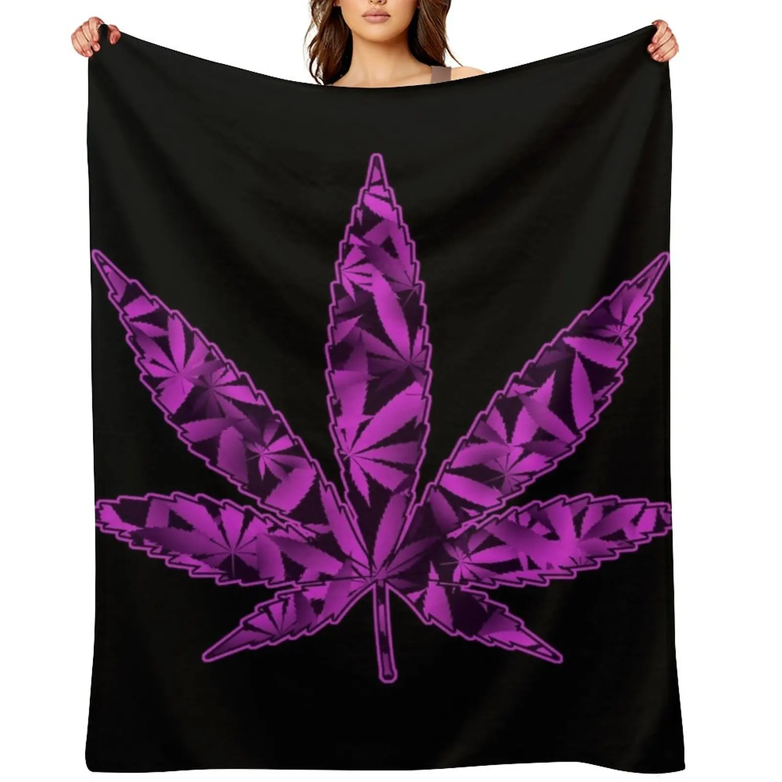 

Purple Haze Throw Blanket Luxury warm for winter Soft Personalized Gift Blankets