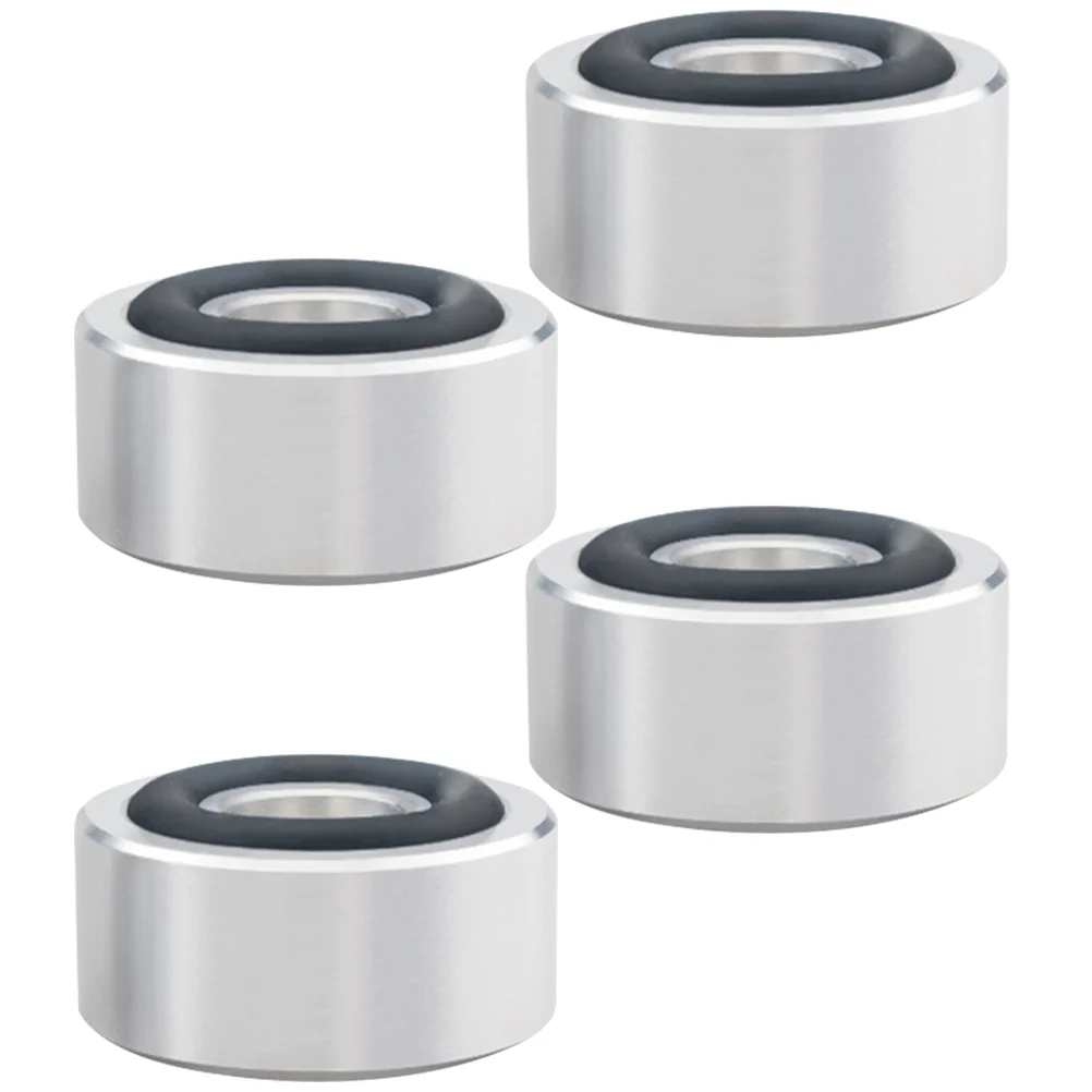 4 Pcs High Fidelity Speaker Shock Absorber Feet Subwoofer Isolation for Aluminum Alloy Pad